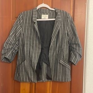 Love Tree grey striped blazer